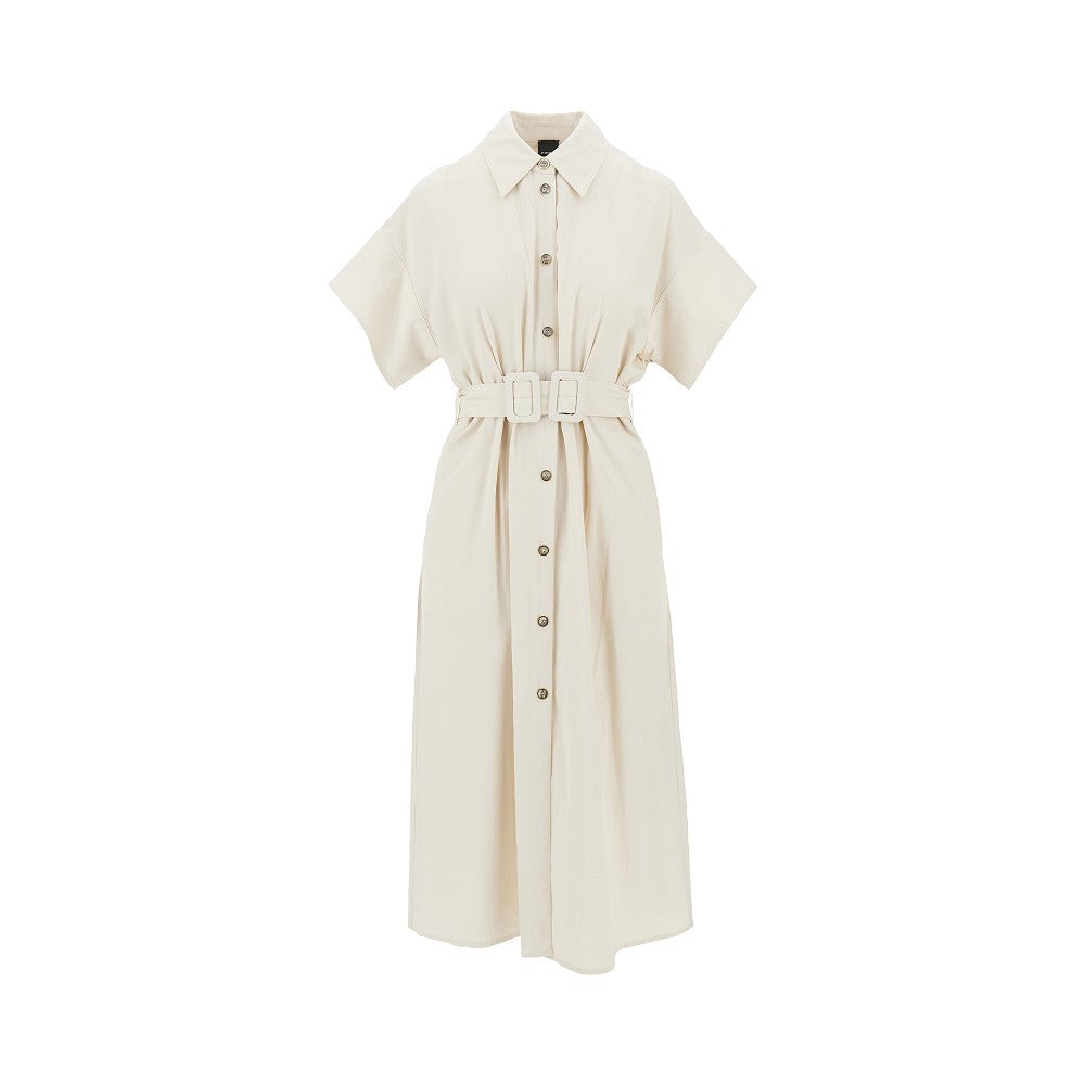 PINKO 40 cotton midi shirt dress