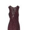 floral lace midi dress
