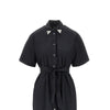fringed shirt dress