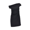 stretch crêpe short dress
