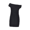 stretch crêpe short dress