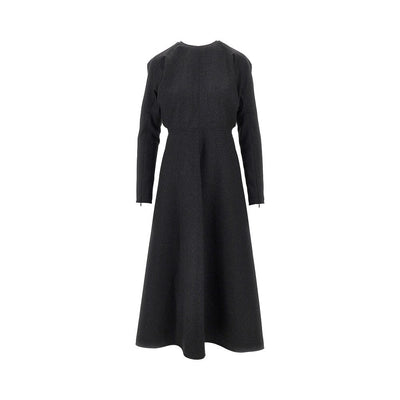 wool dolman midi dress