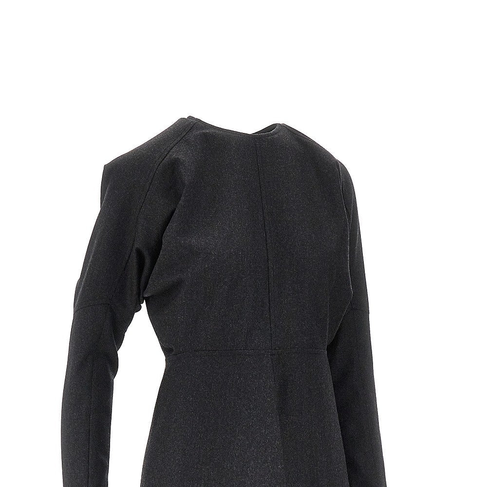 VICTORIA BECKHAM 8 wool dolman midi dress