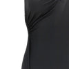 jersey dress with splits