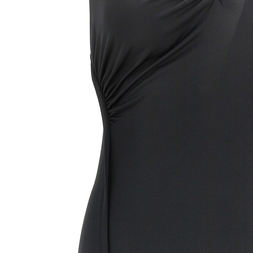 jersey dress with splits