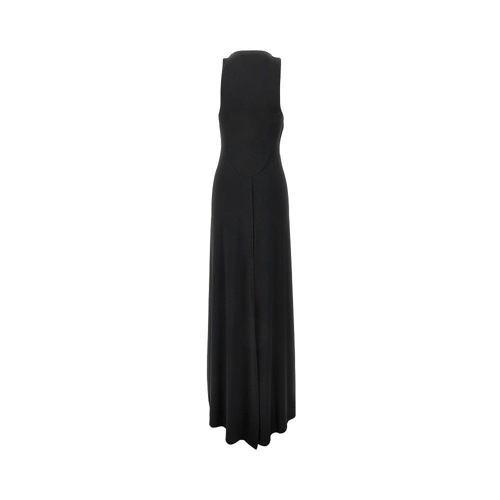 jersey dress with splits