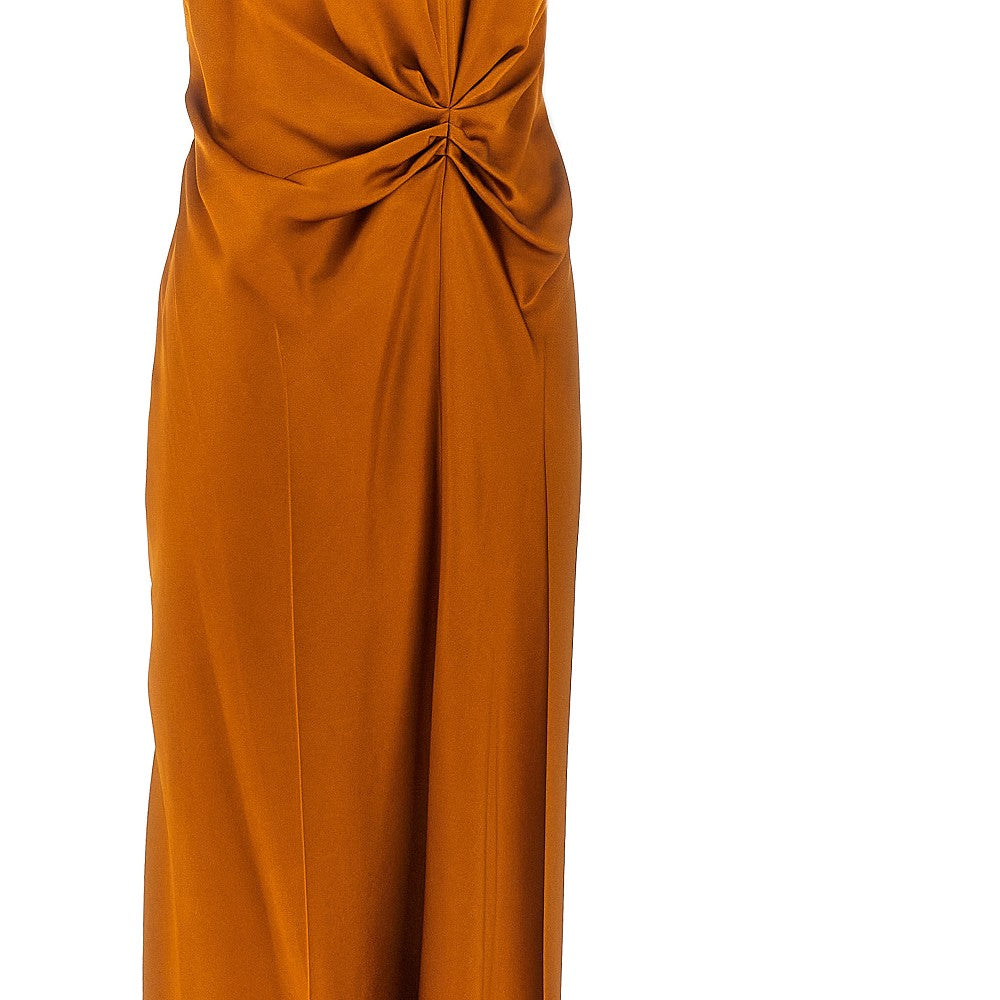 VICTORIA BECKHAM 8 gathered waist midi dress