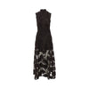 3d floral lace long dress