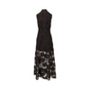 3d floral lace long dress