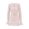 viscose ruched mini dress