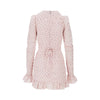 viscose ruched mini dress