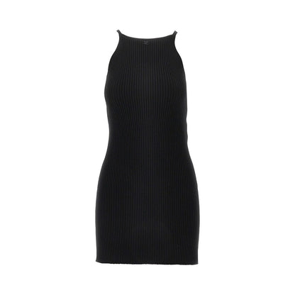 COURREGES XS ribbed knit mini dress