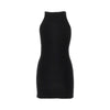 ribbed knit mini dress