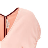 VICTORIA BECKHAM 6 cady midi dress with blouson sleeves