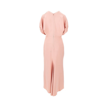 VICTORIA BECKHAM 6 cady midi dress with blouson sleeves
