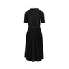 t monogram pointelle knit dress