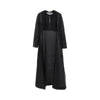 linen and silk caftan dress