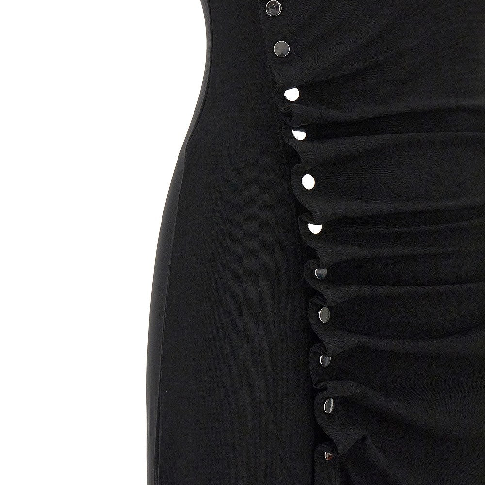 RABANNE 38 gathered jersey dress