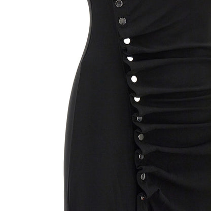 RABANNE 36 gathered jersey dress