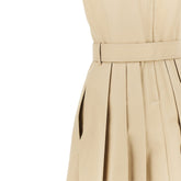 MAX MARA WEEKEND 40 gabardine midi dress with belt