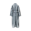 organdy midi shirt dress