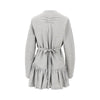 mélange jersey mini dress