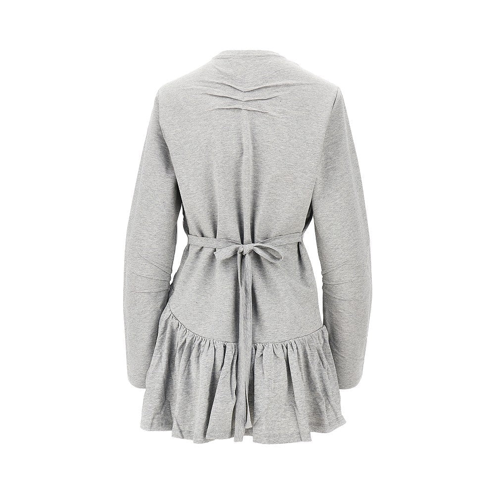 mélange jersey mini dress