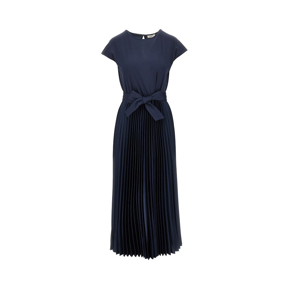 satin long dress