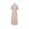 floral sequins embroidery midi dress