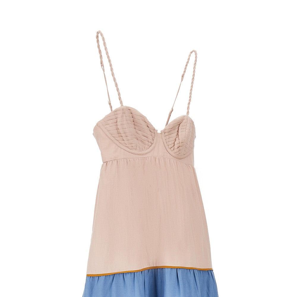 FARM RIO S long dress with flounces