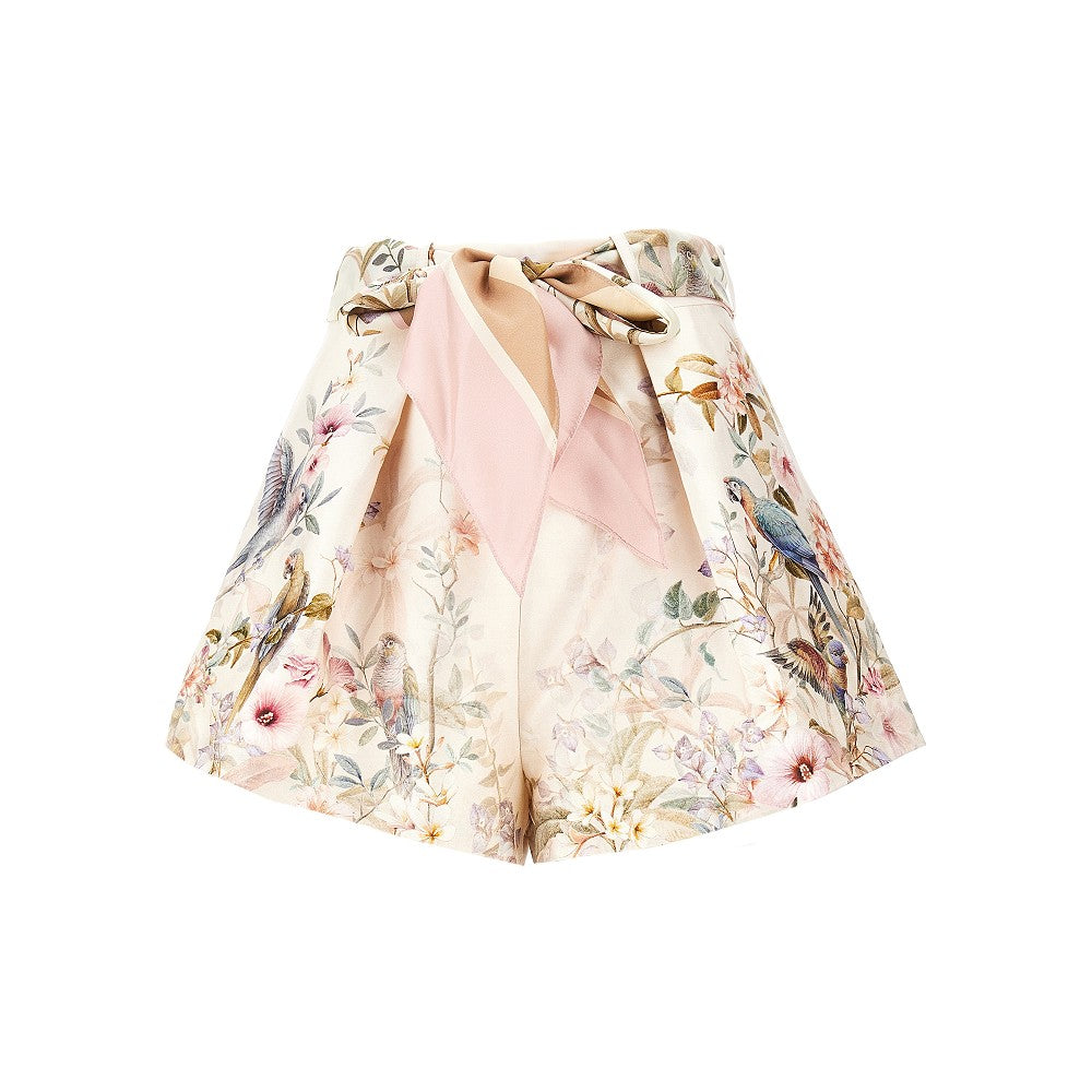 ZIMMERMANN I rebellion silk-blend shorts