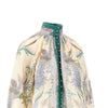 indra cotton and silk blouse