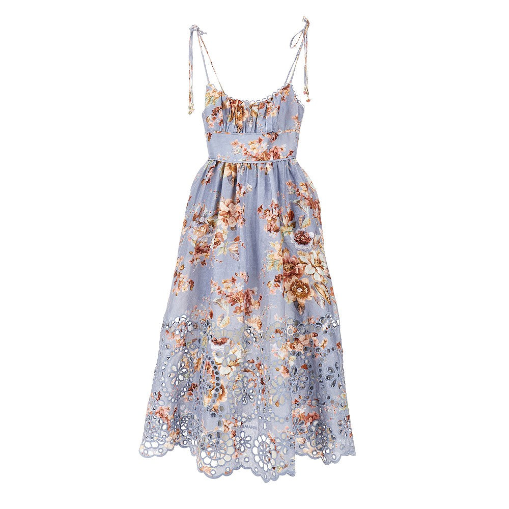 ZIMMERMANN II awaken linen midi dress