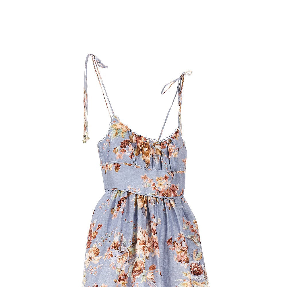 ZIMMERMANN II awaken linen midi dress