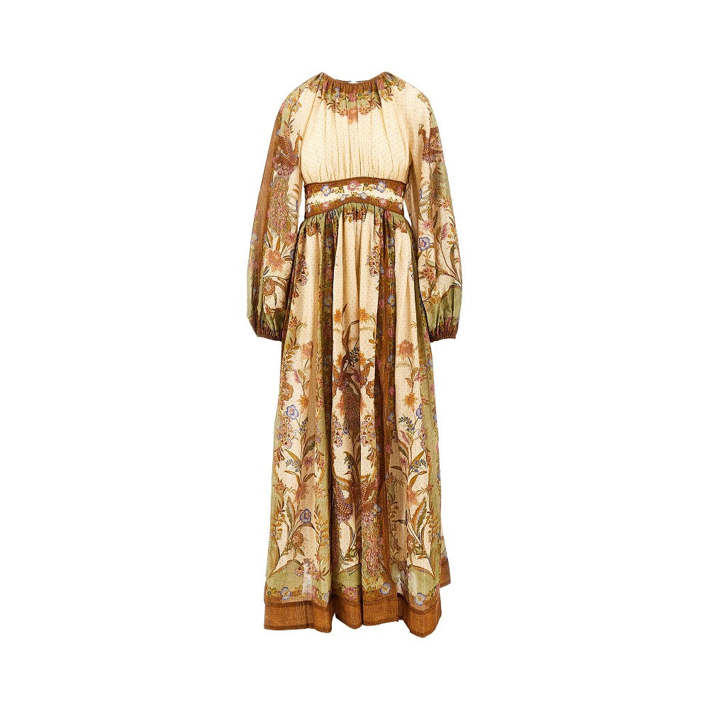 ZIMMERMANN II indra cotton and silk long dress