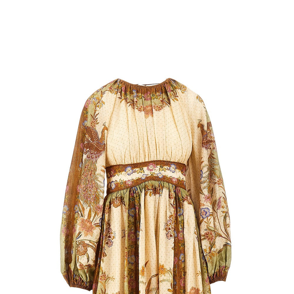 ZIMMERMANN II indra cotton and silk long dress