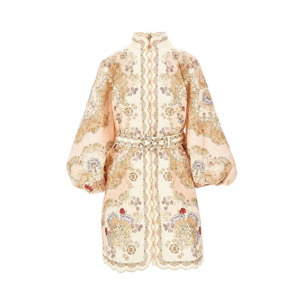 ZIMMERMANN I daylight linen mini dress