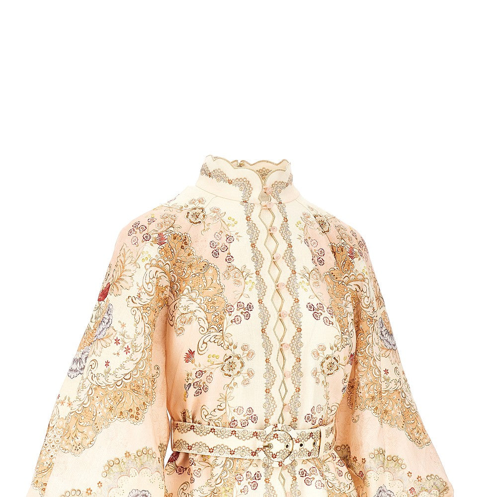 ZIMMERMANN I daylight linen mini dress