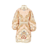 ZIMMERMANN I daylight linen mini dress