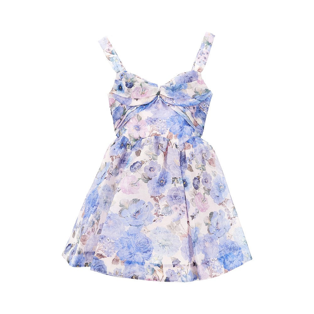 rebellion floral mini dress