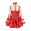 rebellion organdy mini dress