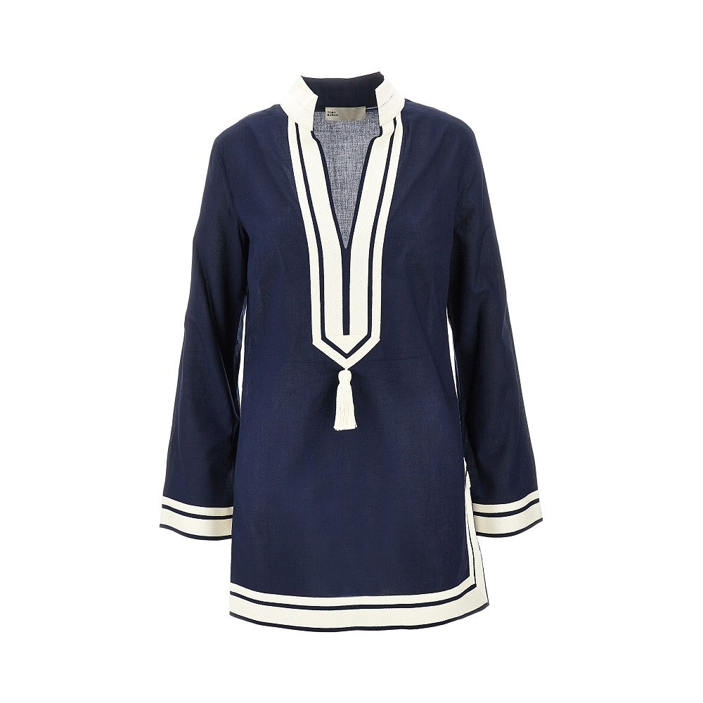 TORY BURCH S cotton voile tunic mini dress