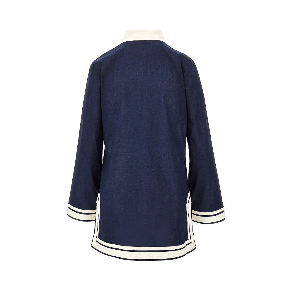 TORY BURCH S cotton voile tunic mini dress