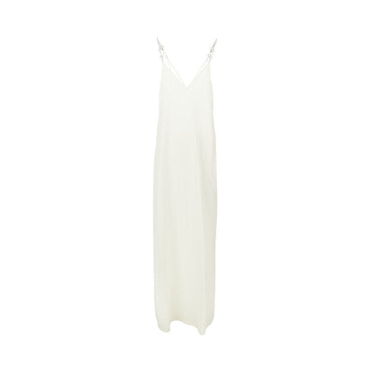 GUCCI 42 satin long dress with horsebit straps