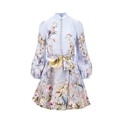 rebellion linen mini dress