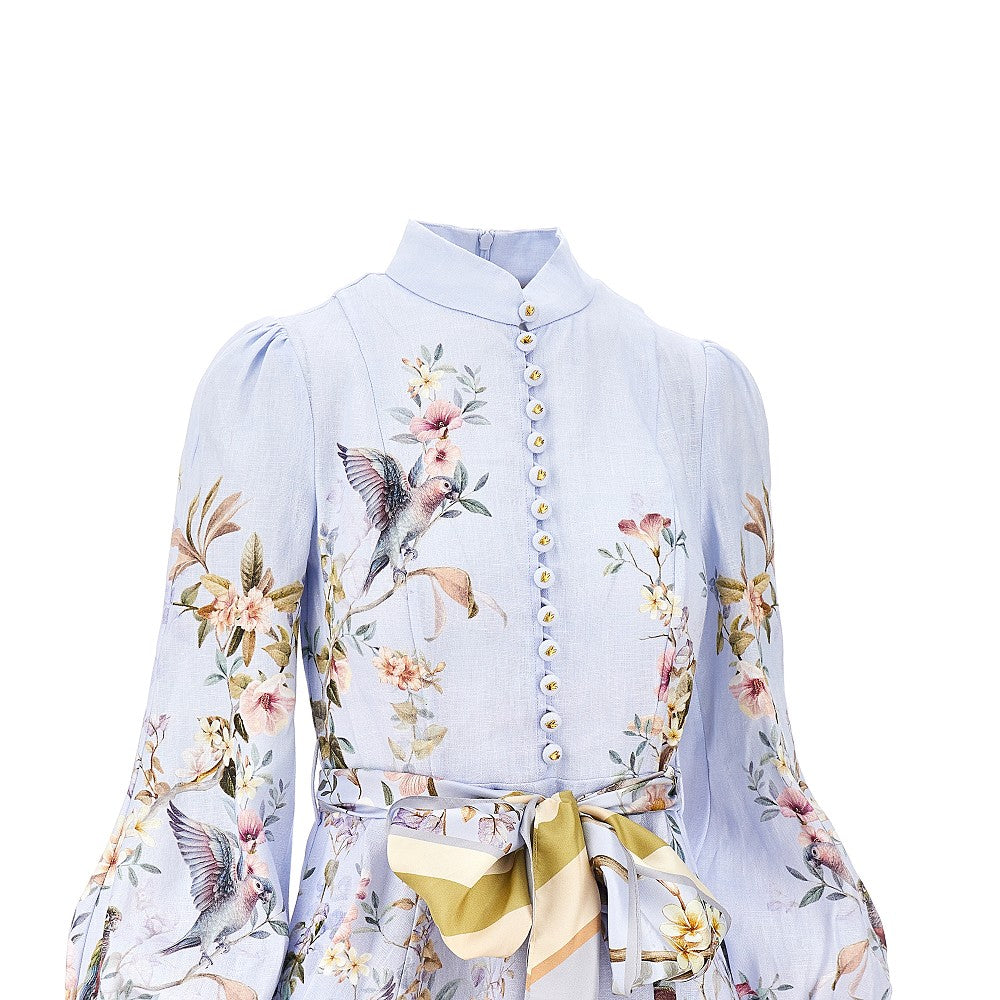 rebellion linen mini dress