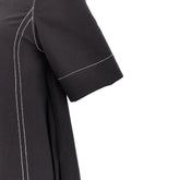 GANNI 36 stretch poplin midi dress