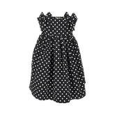 GANNI 36 polka-dot satin mini dress