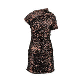 GANNI 36 sequinned mini dress
