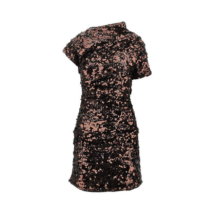GANNI 36 sequinned mini dress